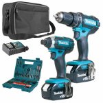 Makita 2SETRJ Makita 18v Li-ion 3.0Ah 2 Piece Kit