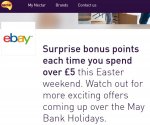 Nectar bonus points each time you spend over this Easter weekend
