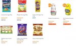 B&M 50pmini egg bags Smarties, Milky Way, Diam (100g) and Smarties Bunny/Chick x4