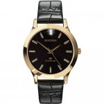 Sekonda Men's Diamond Black Strap Watch (C&C) - ARGOS
