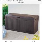 B&Q Patio storage box instead of £30 instore