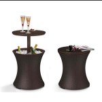 Keter cooler drinks table
