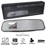 Rear View Mirror with DVR Camera