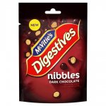 Digestive dark chocolate nibbles
