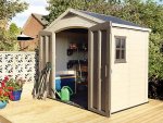 Keter Double Door Plastic Apex Shed 8x6 £424.99 at Wickes