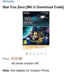(Wii U) Star Fox Zero eshop version