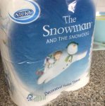 The Snowman toilet paper 4 rolls
