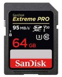 SanDisk Extreme PRO 64 GB SDXC Memory Card upto 95 MB/s, Class 10, U3, V30