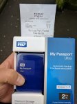 WD Passport Ultra 2TB hard drive
