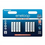 Panasonic Eneloop (retain 70% charge for 5 years) AAA HR03 Rechargeable NiMH Batteries 8 Pack