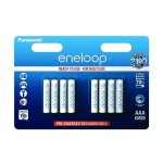 Panasonic Eneloop AAA 750mAh Rechargeable Battery Pack of 8