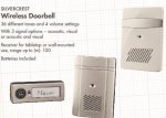 Wireless Doorbell LIDL (Silvercrest) - 3yr warranty
