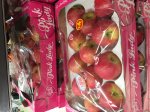 Pink Lady apples. Tray of 12
