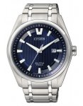 Citizen Eco-Drive men's titanium bracelet watch