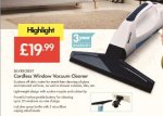 Window Vacuum Cleaner Cordless LIDL (Silvercrest) - 3yr warranty