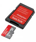 SanDisk Ultra microSDHC 64GB Memory Card with Adaptor