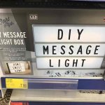 Light up message board £7.99 @ B&M