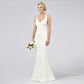 Debut Destiny Halter Neck Satin Bridal Dress (size 6 and 8 only) - £40.00 at Debenhams online