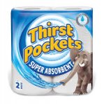 Kitchen rolls pack of 2 Thirst pockets