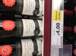 6 bottles of Tesco Finest Teroldego red wine for £18.00 normally £48