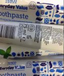 Tesco Everyday Value Toothpaste reduced again