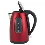 1.7 litre Red Stainless Steel Kettle reduced