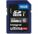 16GB 80MB/s Integral Ultima Pro SD card £4.99 Currys free delivery