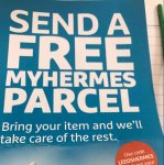 Free Parcel Delivery @ Hermes Leeds / working nationally