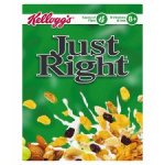 Half Price Cereal At Tesco Kelloggs Just Right Cereal 500G &pound;1.57 / Fruit 'N' Fibre Cereal 750G &pound;1.49/ Special K Red Berries 360G &pound;1.49