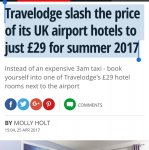 Travelodge airport hotels