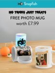 Free 11oz personalised mug (normaly £7.99) - just pay delivery £2.99 @ Snapfish