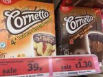 Peanut butter cornetto's