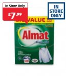 Almat 100 Washes Washing Powder (Bio, Non-Bio & Colour) 6.5kg, £7.99 instore @ Aldi