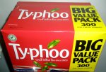 Ty-phoo teabags. Full strength. 300 pack. £3.00 @ Iceland