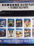 Samsung Bluray Player + 10 free Bluray Discs