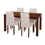 Ashdon Wood Table and Mid Back Chairs £141.94 / Hartwell Dining Table with 4 Wooden Chairs using code + £10 voucher