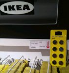 IKEA instore and online - Plattboj lithium 3V button battery CR2032 8xpieces for £0.95