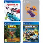 Wipeout Omega Collection inc Steelbook + Crash Bandicoot N Sane Trilogy + Micro Machines World Series all