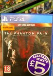 Metal Gear Solid V: The Phantom Pain PS4 (Preowned) @ Smyths (Bloodborne £10 - Preowned)