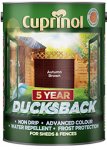 Cuprinol 5 Year Ducksback Shed & Fence Treatment 5L £7.00 @ B&Q (Was £15)