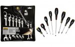 Halfords Advanced 9 pc ratchet spanners + 8 pc screwdriver set (free)