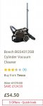 BOSCH BGS4312GB CYLINDER VACUUM CLEANER