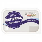Tesco Butterpak Spreadable Slight Salted/ Light 500g x2