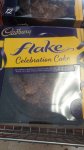 Cadburys Flake celebration cake serves 12 £3.49 instore Heron Foods