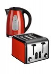 Swan Fastboil Kettle and 4-Slice Toaster Pack