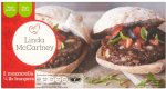 Linda McCartney Meat Free Mozzarella Quarter Pounder Burger (2 x 113g)