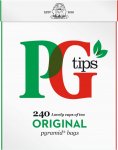 PG tips 160s + 50% Free Pyramid Teabags so (240 = 696g) for 7 days