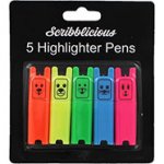 Scribblicious Fine Highlighter and Pens - Pack of x3