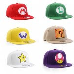 Super Mario Bros Themed Snapback Baseball Caps + More