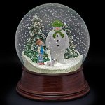 The Snowman & Snowdog Musical Snow Globe